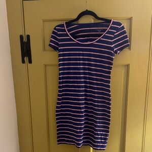 Lilly Pulitzer sz XS Striped Navy and Pink Dress